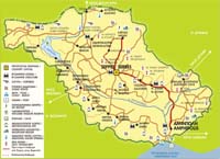 Serres County Map